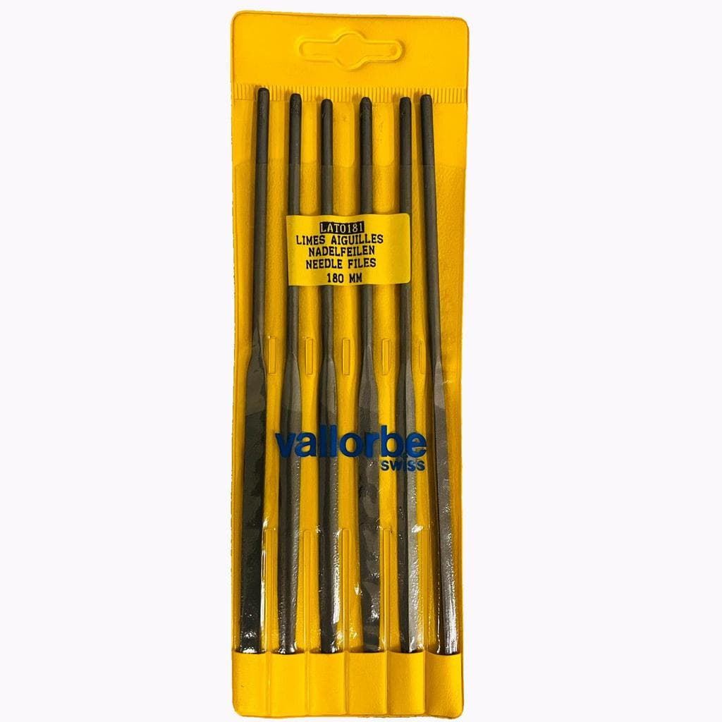 Jogo Kit 6 Peças Lima Vallorbe Ourive Agulha 180MM GR0 Suiça