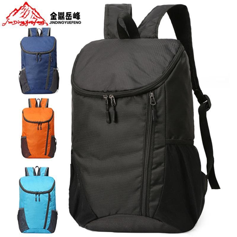 Bolsa de pele ultraleve masculina, mochila à prova d'água dobrável, bolsa de bagagem, lazer, montanhismo ao ar livre, no