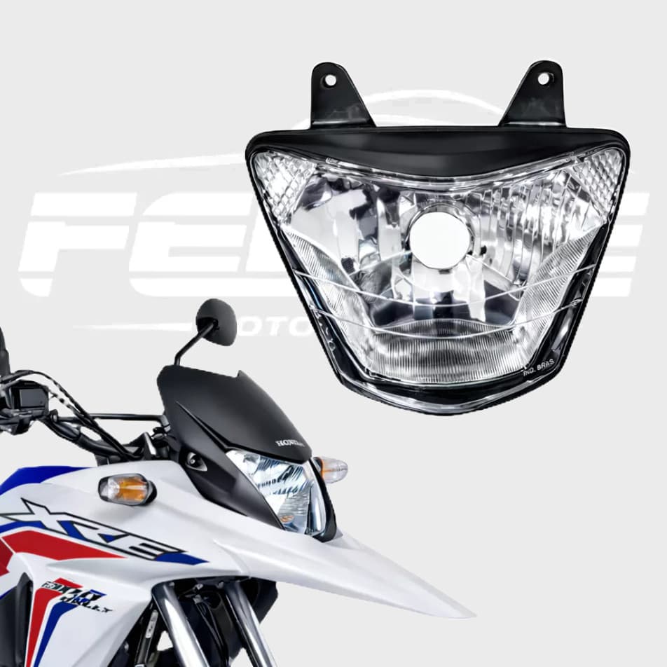 Bloco Óptico Farol para Motocicleta Honda XRE 300  2010 a 2017 WALLE