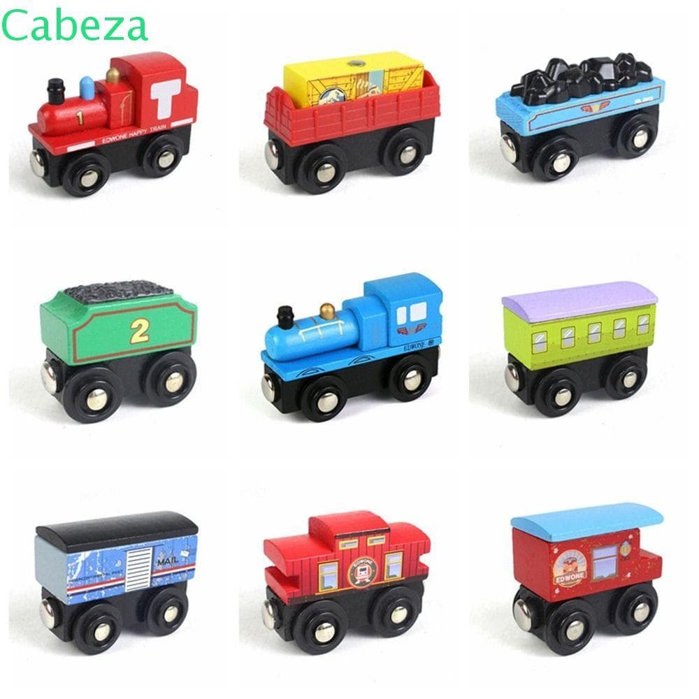 CABEZA1 Trem De Trilhos Ferroviários , Brinquedos De Combinados , Carro Montagem