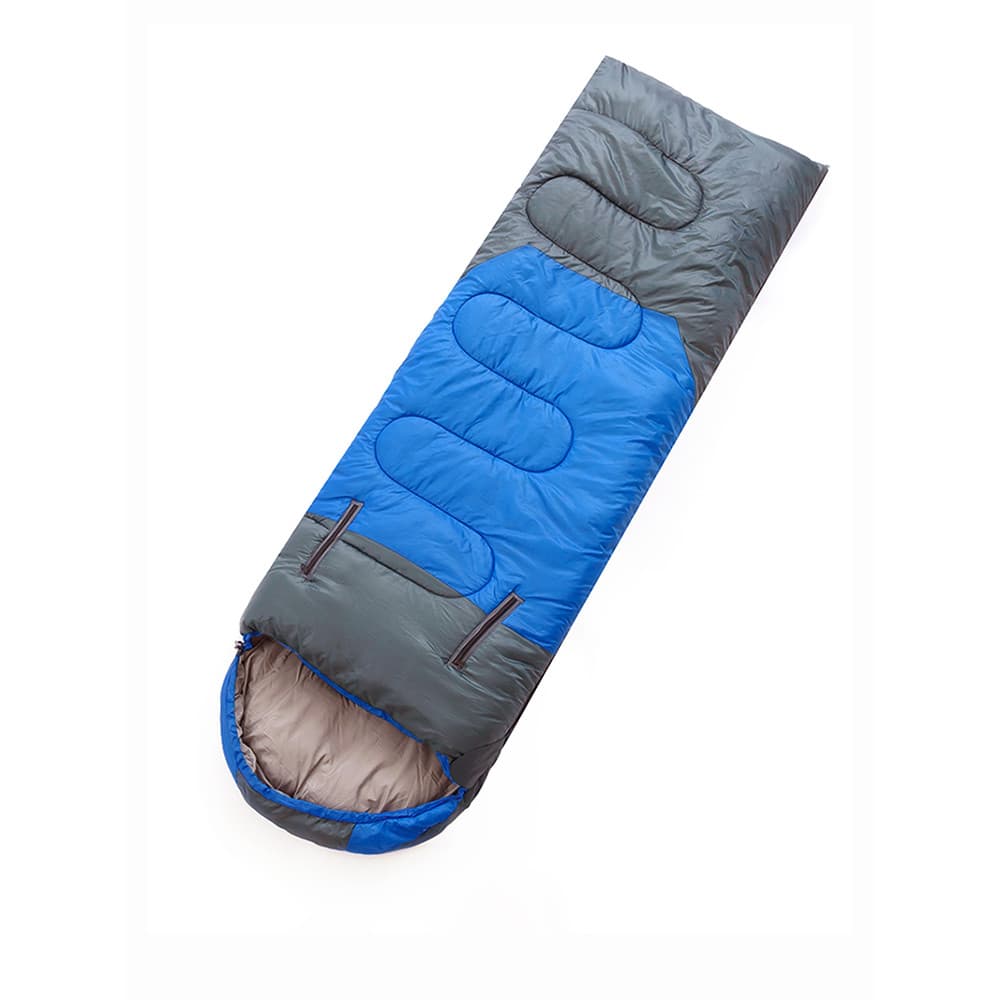 Saco de dormir engrossado ao ar livre acampamento inverno adulto interior único duplo adulto viagem almoço pausa quatro