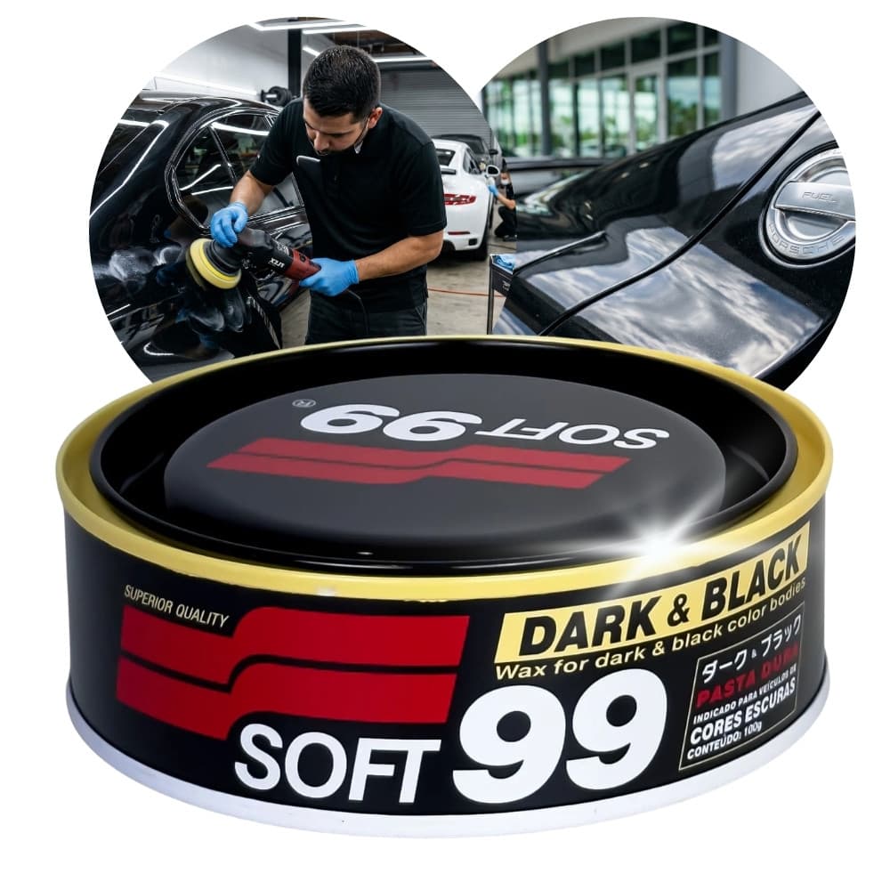Cera Automotiva Carnaúba Soft99 Dark&Black Cor Escura 100g