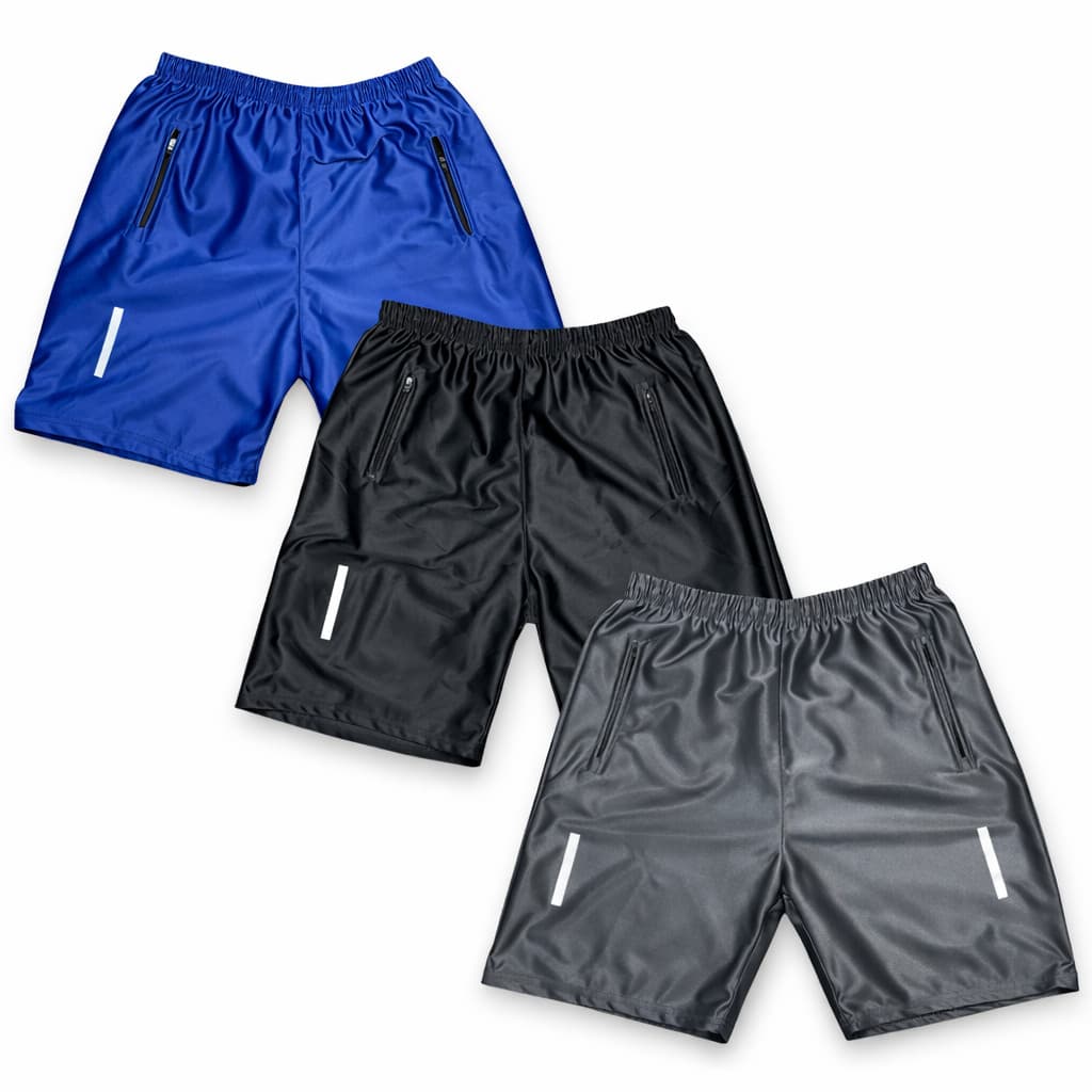 Kit Com 3 Shorts Dryfit - Esportivo - Do P ao GG - Várias Cores Disponíveis.