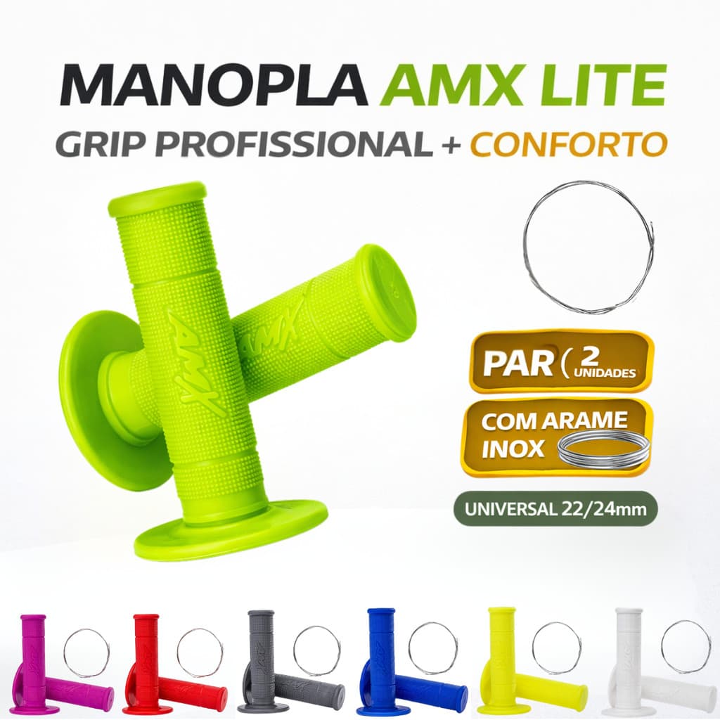 Manopla Punho Luva Moto XR200 Tornado XR300L XRE300 Lander XTZ CG Fan Titan Sahara