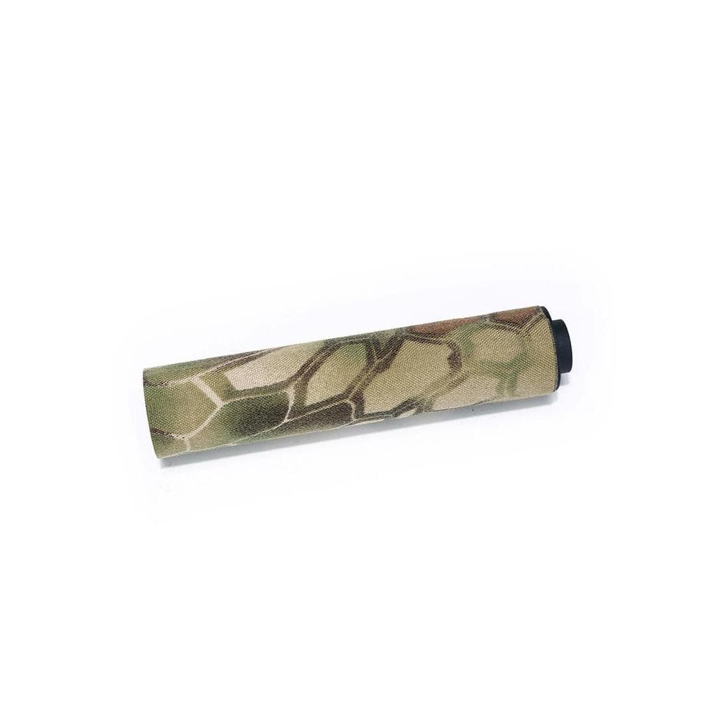Novo tático 13cm silenciador proteção camuflagem remendo Sniper camuflagem pano capa 20cm tiro camuflagem pano