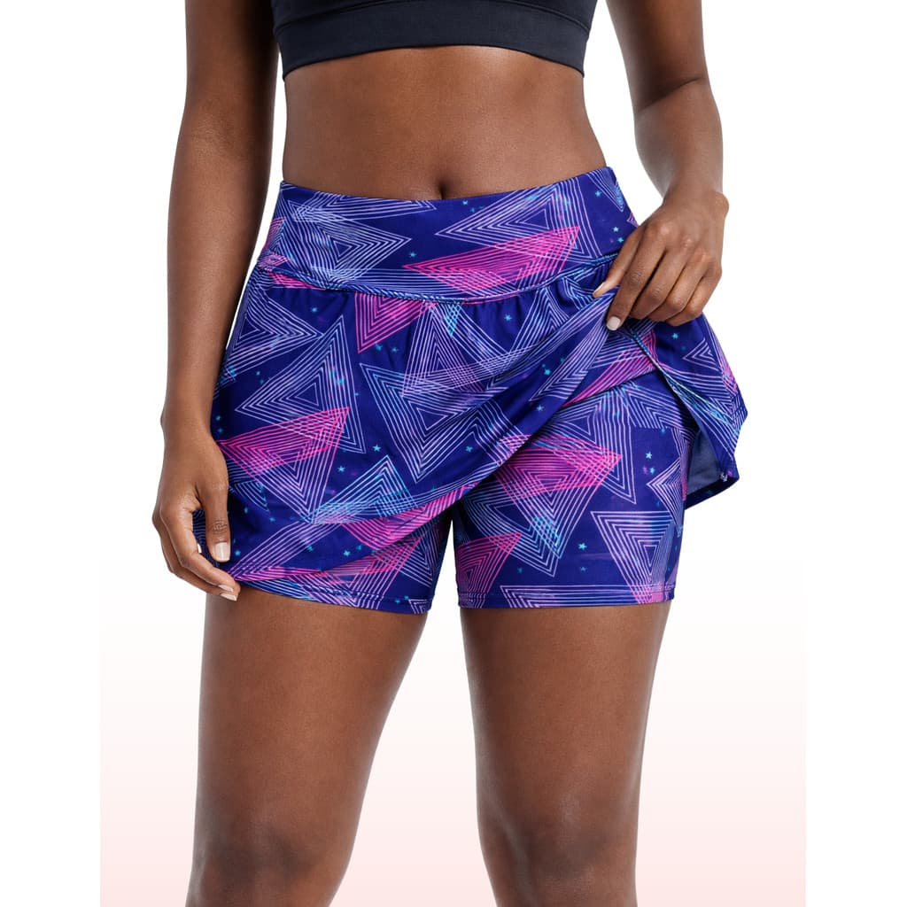 Combo Kit 2 Shorts Saia Fitness Feminino Para Treino Musculação Calor Roupa Leve Confortável