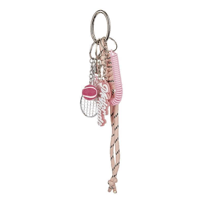 Chaveiro Raquete De Tênis Sestini Studio - Rosa