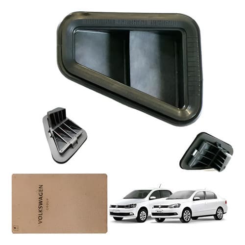 Grade Entrada Ar Porta Malas Lado Esquerdo Original Volkswagen Gol Voyage G5 G6 G7