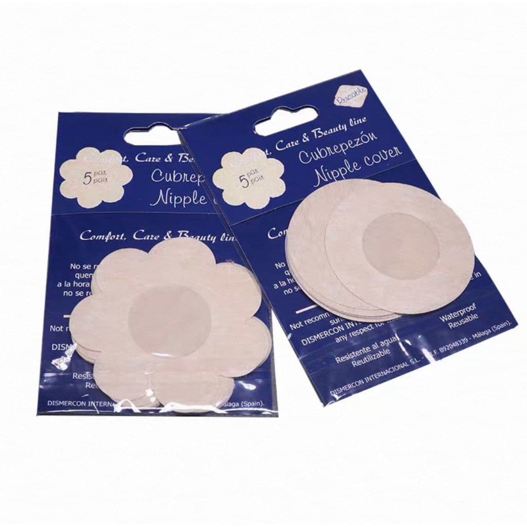 Kit Protetor de Mamilo Feminino em Silicone – Tapa Seios Invisível, Autoadesivo, Reutilizável e Confortável