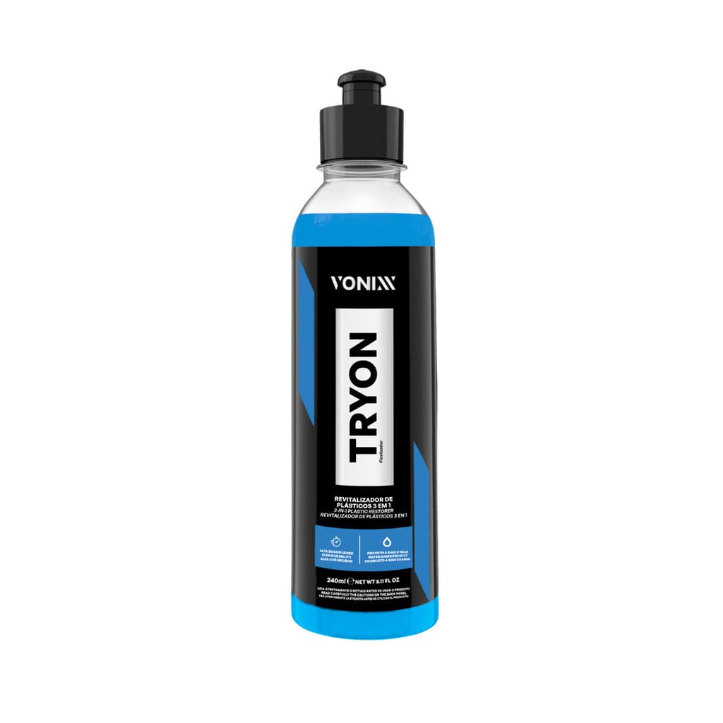 Tryon Restaurador De Plásticos e Borrachas 3 em 1 240ml - Vonixx