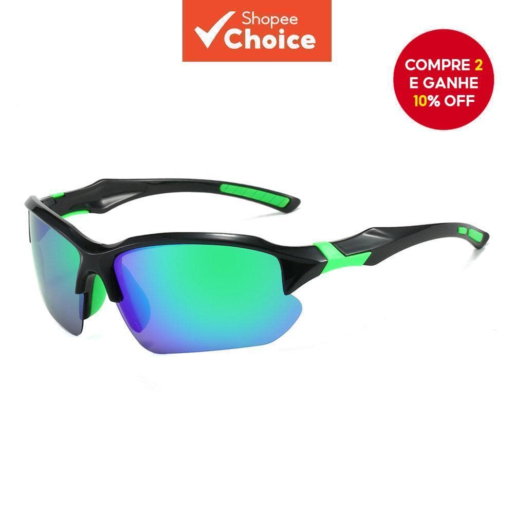 Óculos de Sol Esportivos Polarizados para Homens com Proteção UV para Ciclismo e Pesca