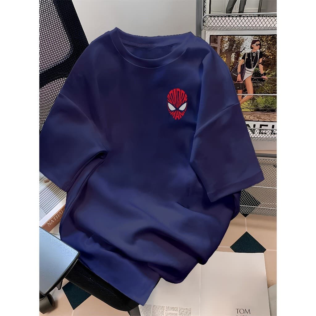 Camiseta Spider-Man Stretewear Camisa Unissex Casual Versátil Básica 100% Algodão Premium