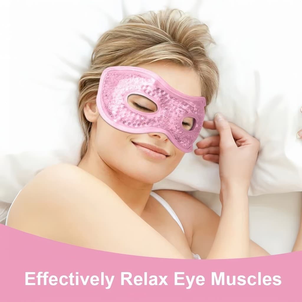 Máscara Térmica Facial em Gel Para Olhos Quente/Fria Alívio e Relaxamento Reutilizável - Bingo