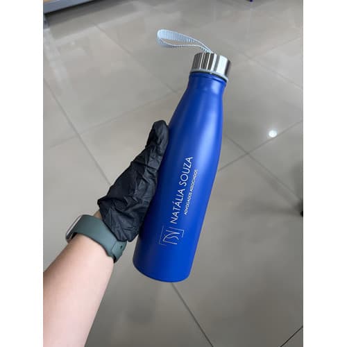 Squeeze Inox 750ml  Personalizada Com Seu Logo E Nome