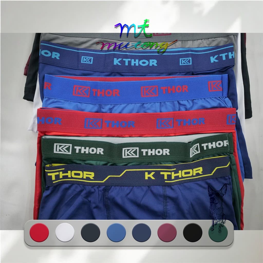 Kit Cueca Boxer Masculina Microfibra com Forro em Algodão CUECA ADULTO.VERAO.THOR/1218