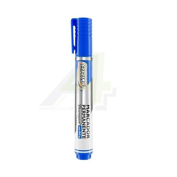 Pincel Atômico Brw Recarregável Azul