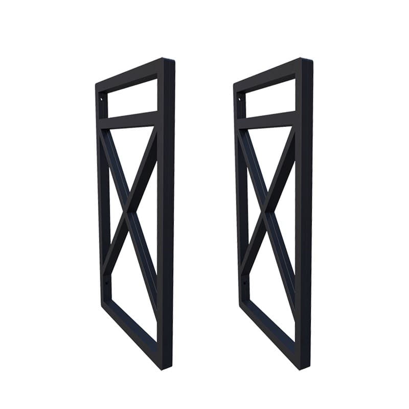 Suporte Nicho Prateleira Estilo Industrial Parede - Preto