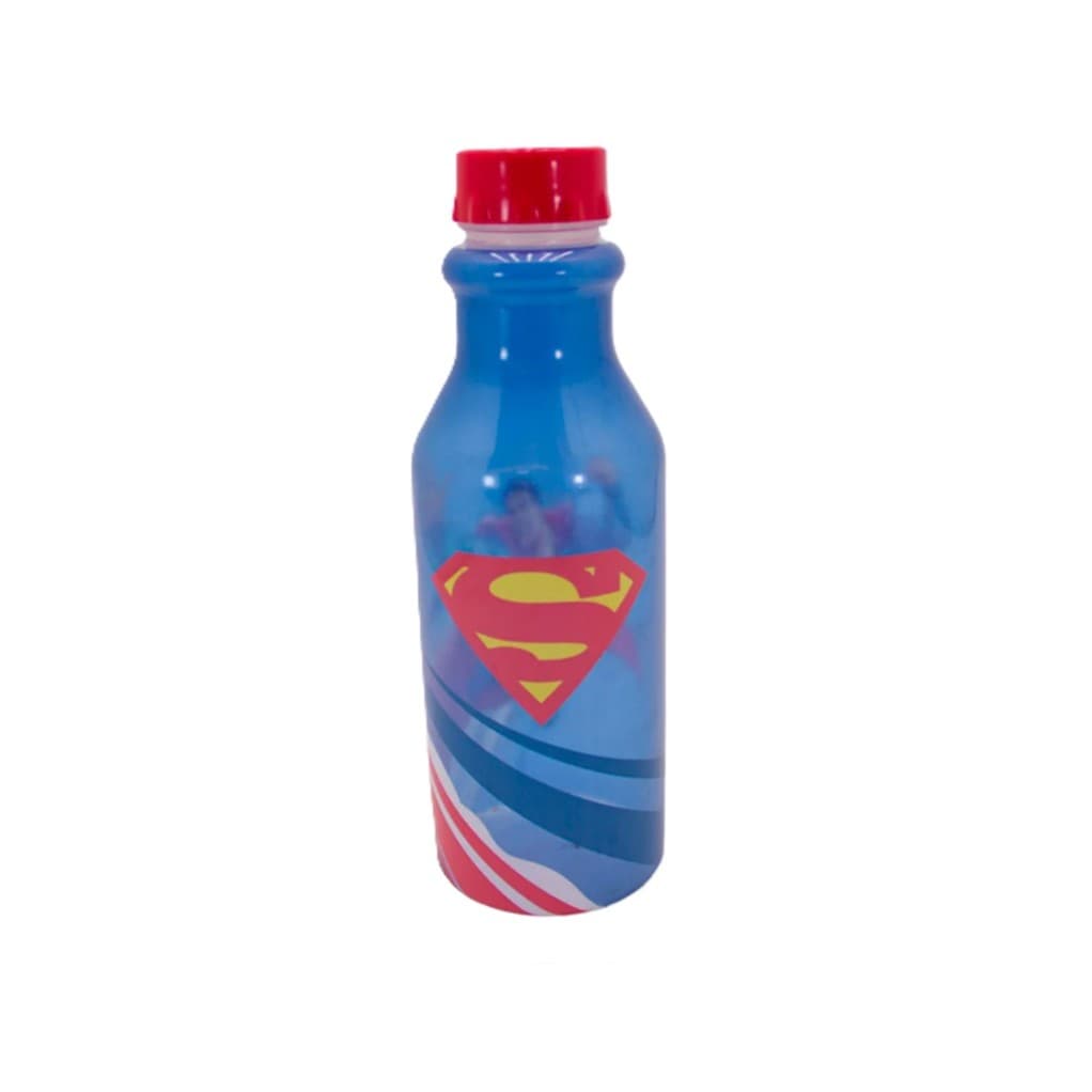 Garrafinha de Água Infantil Escolar 500ml Plasútil Superman