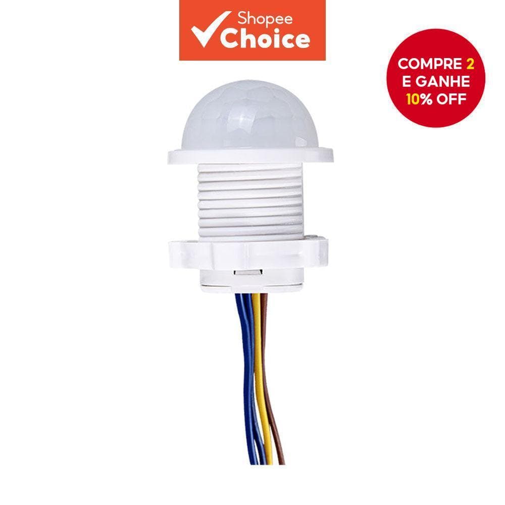 Detector de Sensor de Movimento Interruptor Inteligente Casa Ambiente Interno/Externo Luz Infravermelha 110V 220V Modo