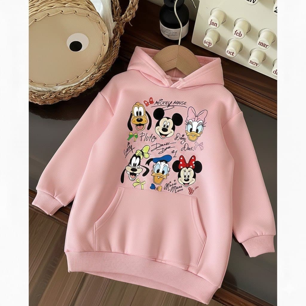 Moletom Feminino Inverno Casual Moletom Estampado Desenho