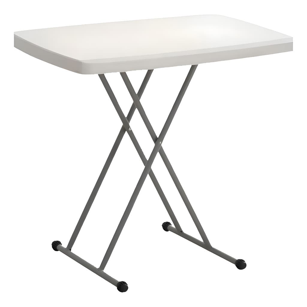Mesa Dobrável Robust Altura Regulável 80cm Branca - Ntk Cor Branco