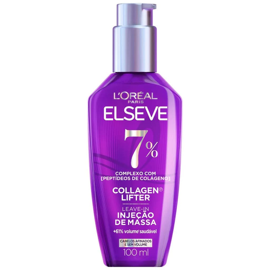 SÉRUM LEAVE-IN ELSEVE LOREAL COLÁGENO LIFTER  DE MASSA 100ML