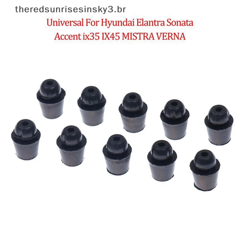 TSBR 10 Unidades De Amortecedores Universais Para Porta De Carro , Tampa De Borracha Anti-Queda .