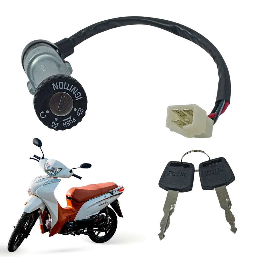 CHAVE DE IGNICAO SHINERAY JET 125 2023 2024 2025 JET 50 (TODOS) Zouil