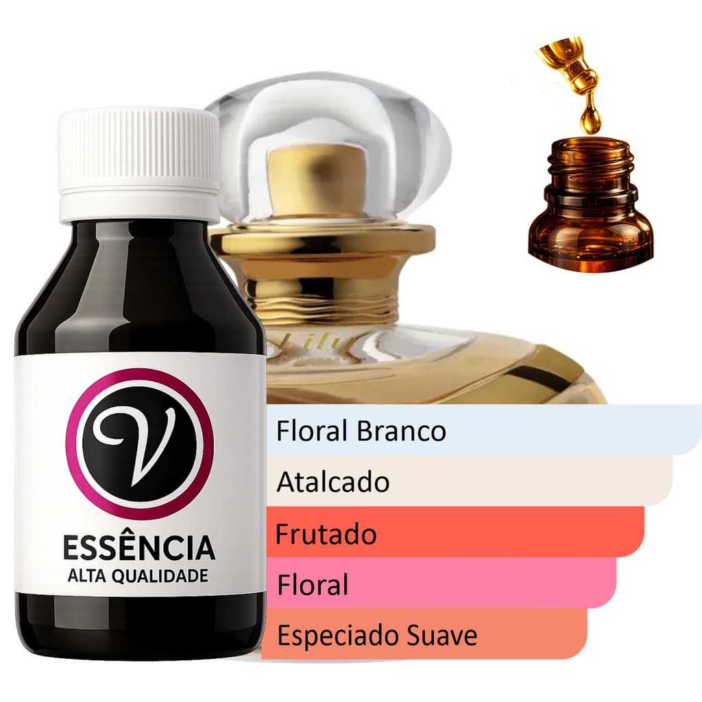 Essência ÓLEO Premium para Perfume Body Creme - LILI