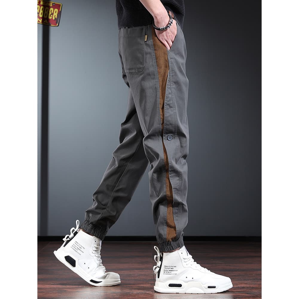2026 novo estilo calças masculinas calças casuais macacão masculino calças Jeans Leggings masculinas verão fino outono