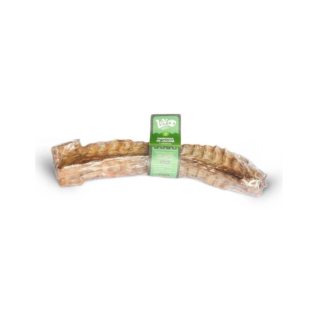 Mordedor Natural Pet Para Cães Luv Carcaça de Jacaré