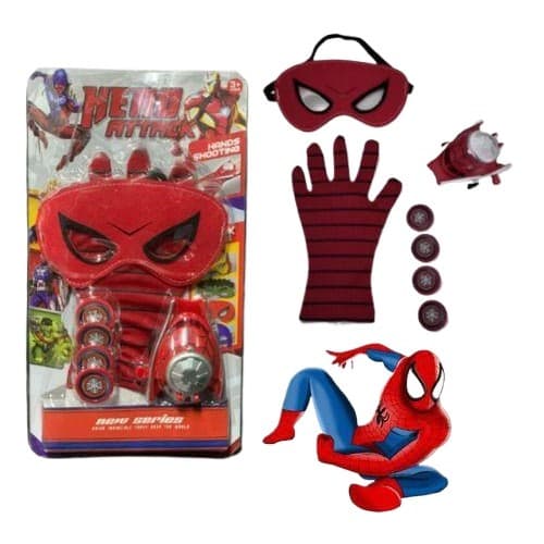 Máscara Lançador De Disco Personagem Brinquedo Infantil  - livre