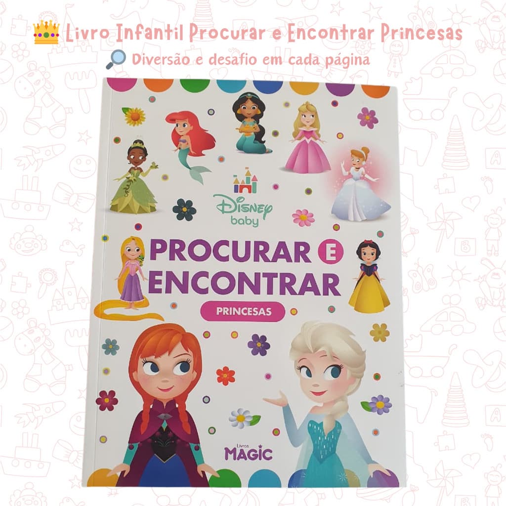 Livro Disney Baby Procurar e Encontrar Princesas