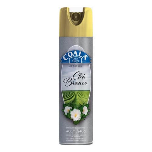 Odorizante Aerossol Coala - Chá Branco - 400ml / 240g