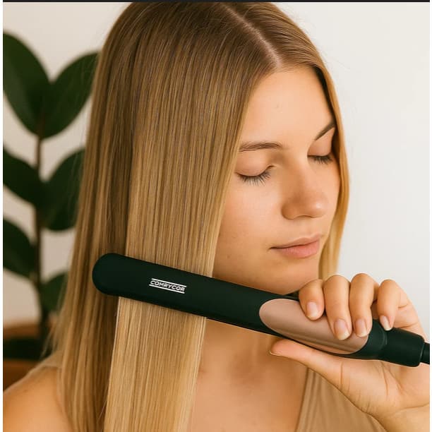 Chapinha cerâmica profissional prancha alisadora antifrizz modeladora ondas estica cabelo achadinho
