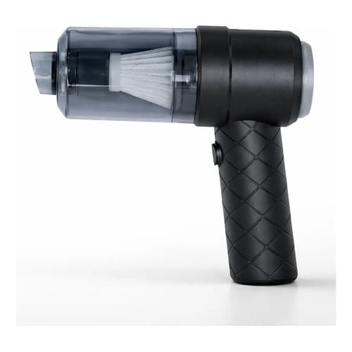 Aspirador Pó Portátil Para Carro Compacto Forte Recarregável Multifuncional Usb Preto