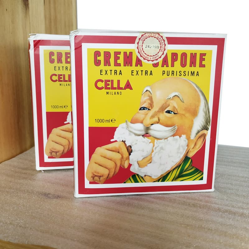 Dishi cella milino Sabonete de Barbear Sabor Amêndoa Vovô Sabonete de Barbear Espuma Rica