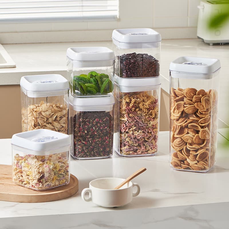 Nova cozinha grão diversos feixe selado jar armazenamento jar caixa de preservação de alimentos leite em pó caixa temper