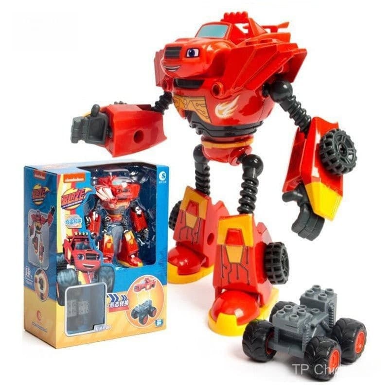 Monstros Carro Brinquedos Blaze Design Modelo Plástico/Liga Deformado Figuras de Ação Robô Anime Jogo Crianças Presentes