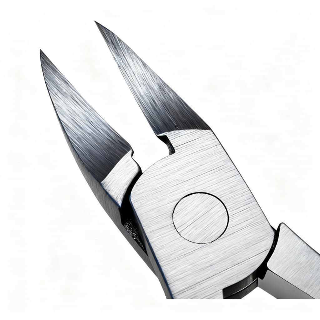 Alicate De Cortar Unha Curvado Profissional Aço Inox Manicure, pedicure e podologia.
