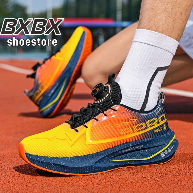 Novos Tênis De Corrida Com Placa De Carbono , Calçados Esportivos Leves , Absorção De Choque E Respiráveis 33-44