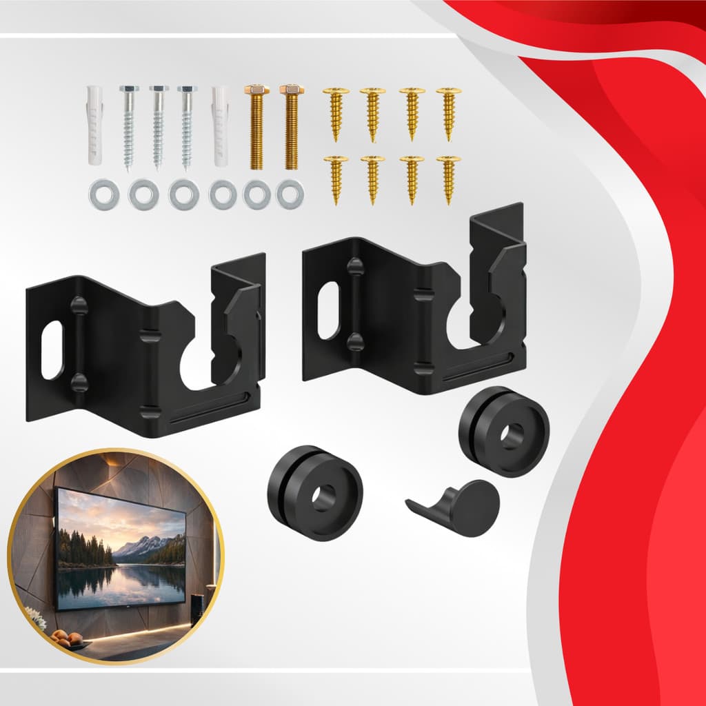 Suporte Universal Fixo Para Smart TV LED LCD 4K Parede Painel 10 24 32 43 50 55 60 75 100 Polegadas