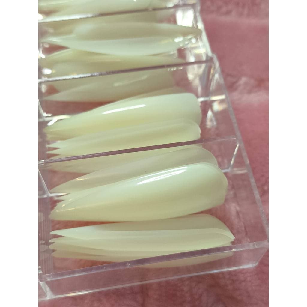Unhas Postiças Super Longas Stiletto | Unha Falsa Estilo Bailarina | Nail Art Glam