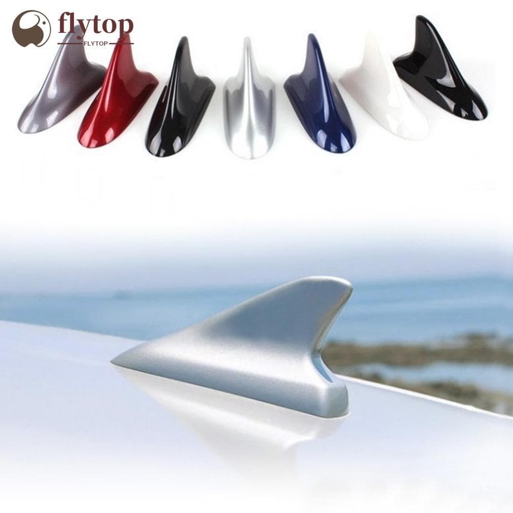 FLYTOP Antena De Barbatana De Tubarão Para Carro , Antenas De Sinal De Rádio Automático , Substituição FM/AM R5V7