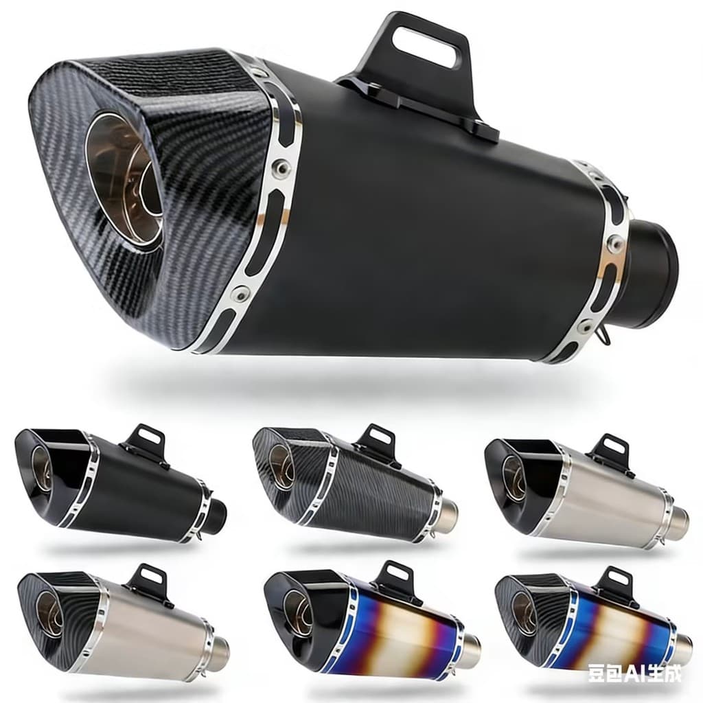 Tubo Silenciador De Escapamento De Motocicleta Universal Id 51MM/2 " Com DB Killer Removível
