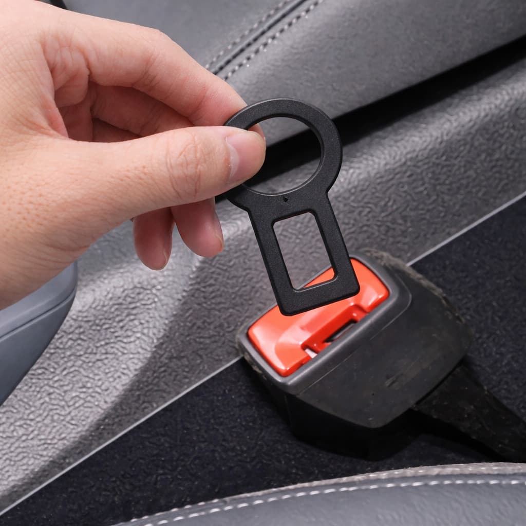 Par Fivela Cinto Carro Anti Alarme - Segurança Estilo Acessório Veicular