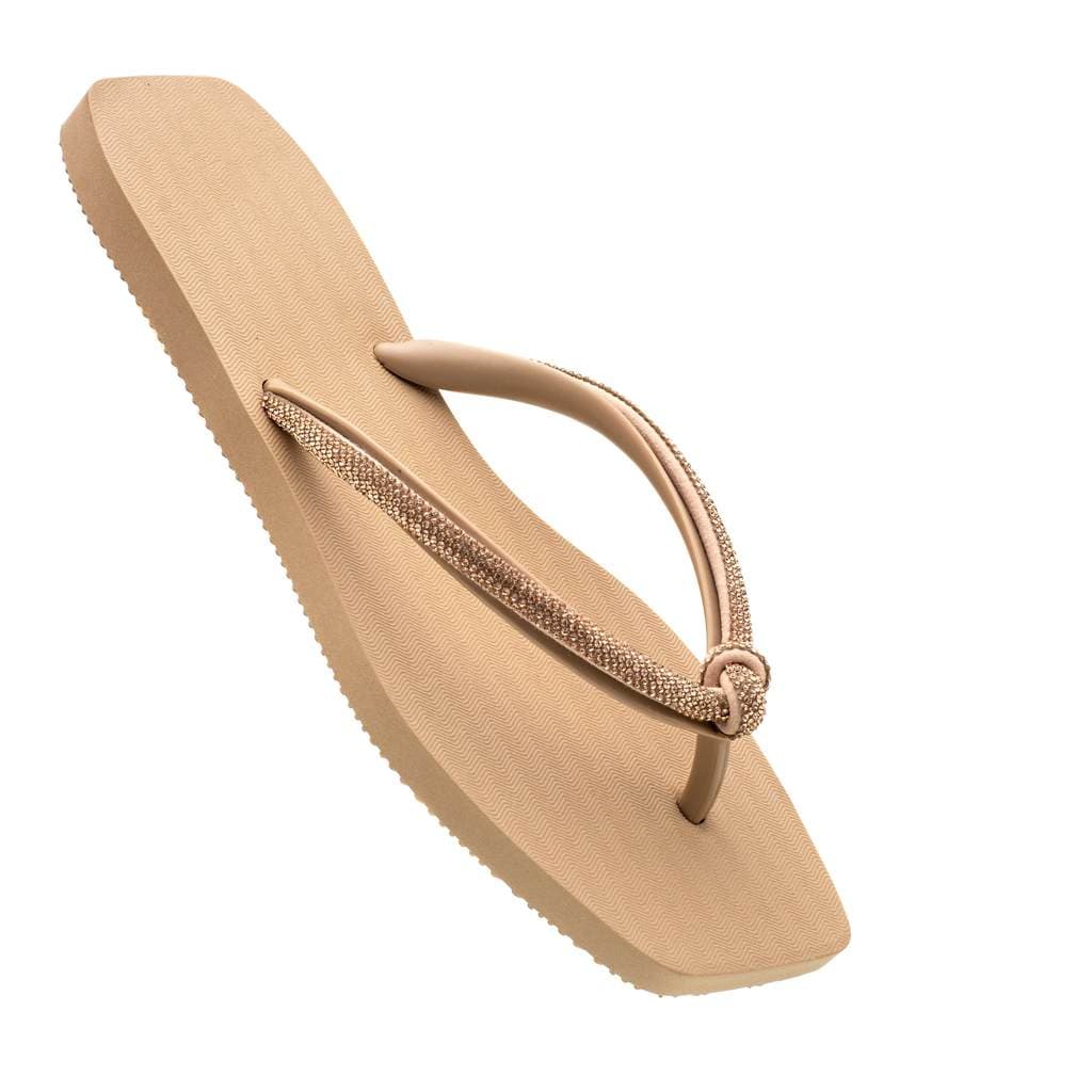 Chinelo Feminino Bico quadrado Rasteirinha Brilho Conforto Nozinho Macio Verão Helena Griffe