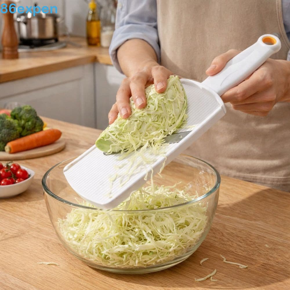EXPEN1 Fatiador De Vegetais , Manual Com Protetor De Mão , Ralador De Repolho , Cortador Julienne Tudo-Em-Um