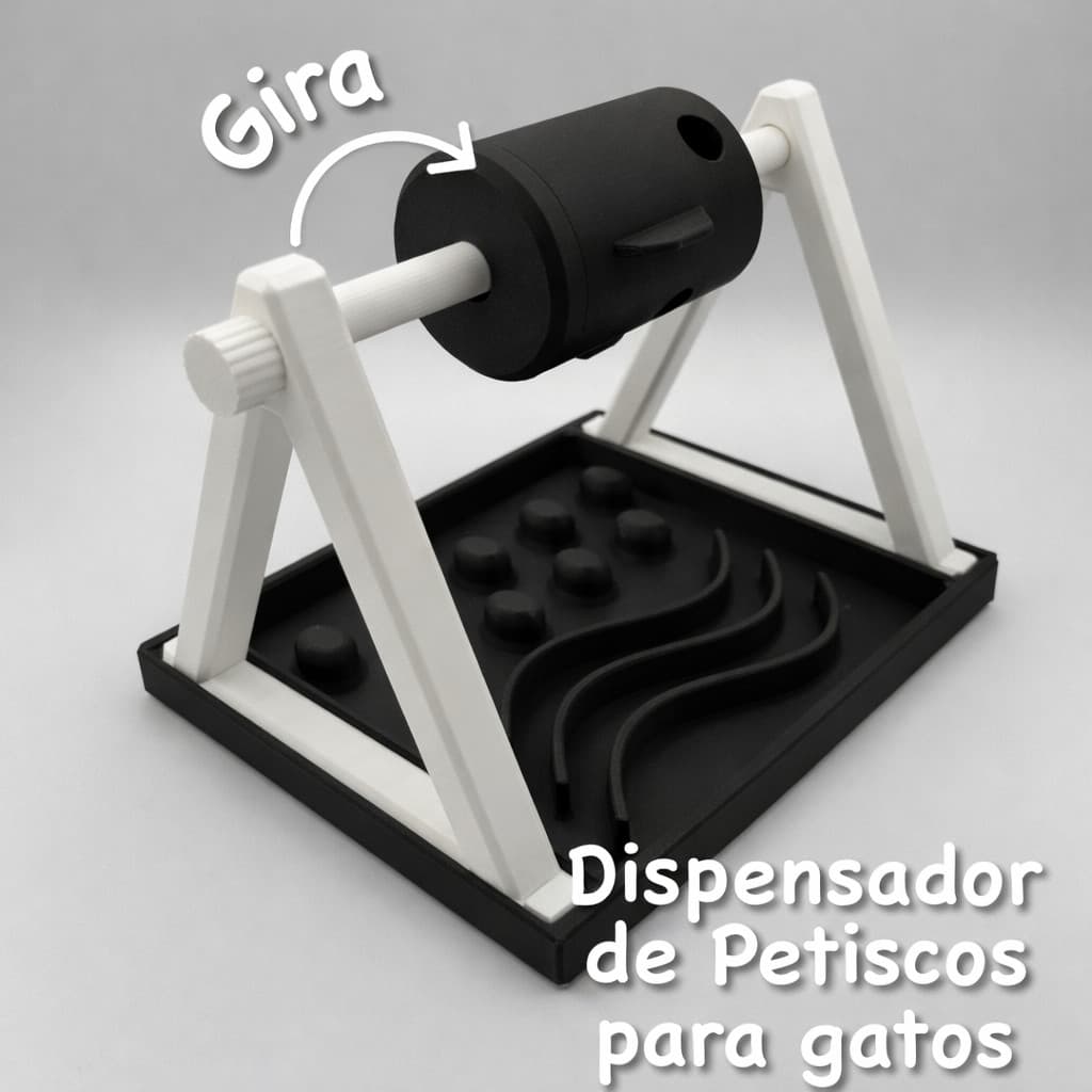Brinquedo Gato Dispensador de petiscos