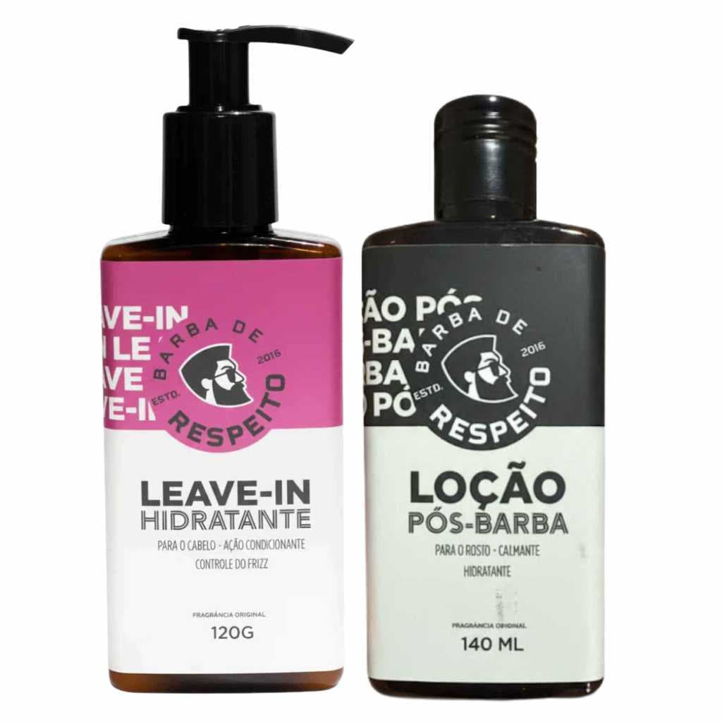 Kit Barba De Respeito Leave-in 120g + Loção Pós Barba 140ml